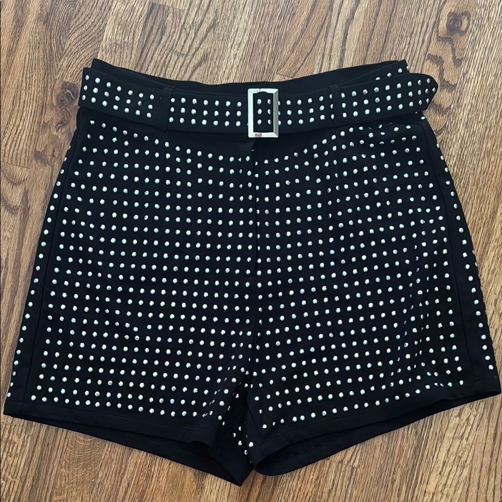 Blue b shorts, small